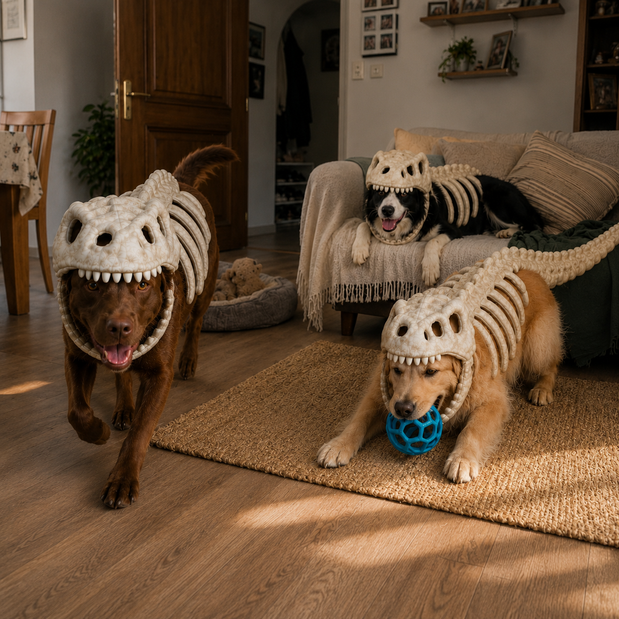 PupRex™ Disfraz de Dinosaurio para Perros