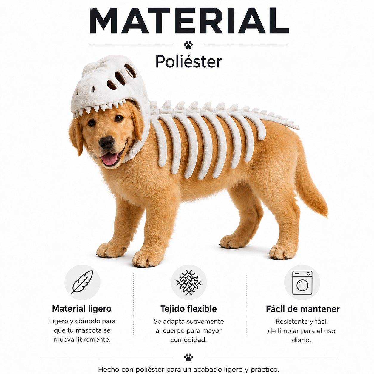 PupRex™ Disfraz de Dinosaurio para Perros